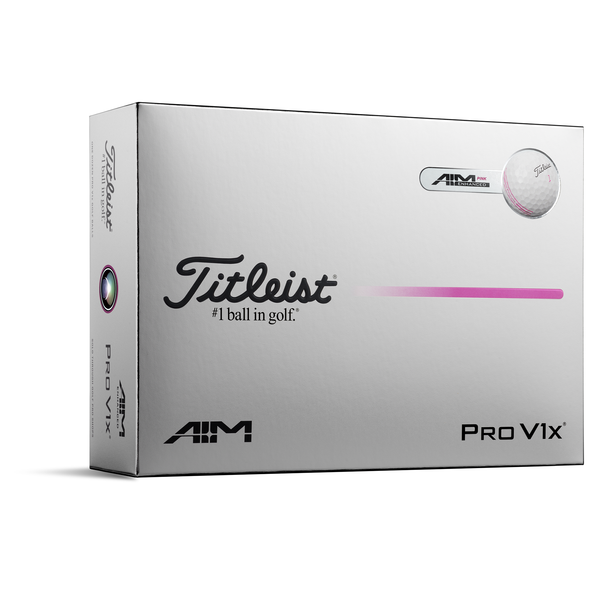 Pro V1x AIM Enhanced Pink